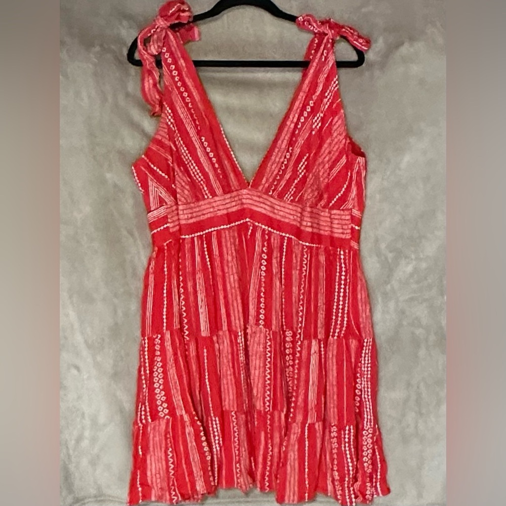Savanna Jane Vibrant Red Mini Dress